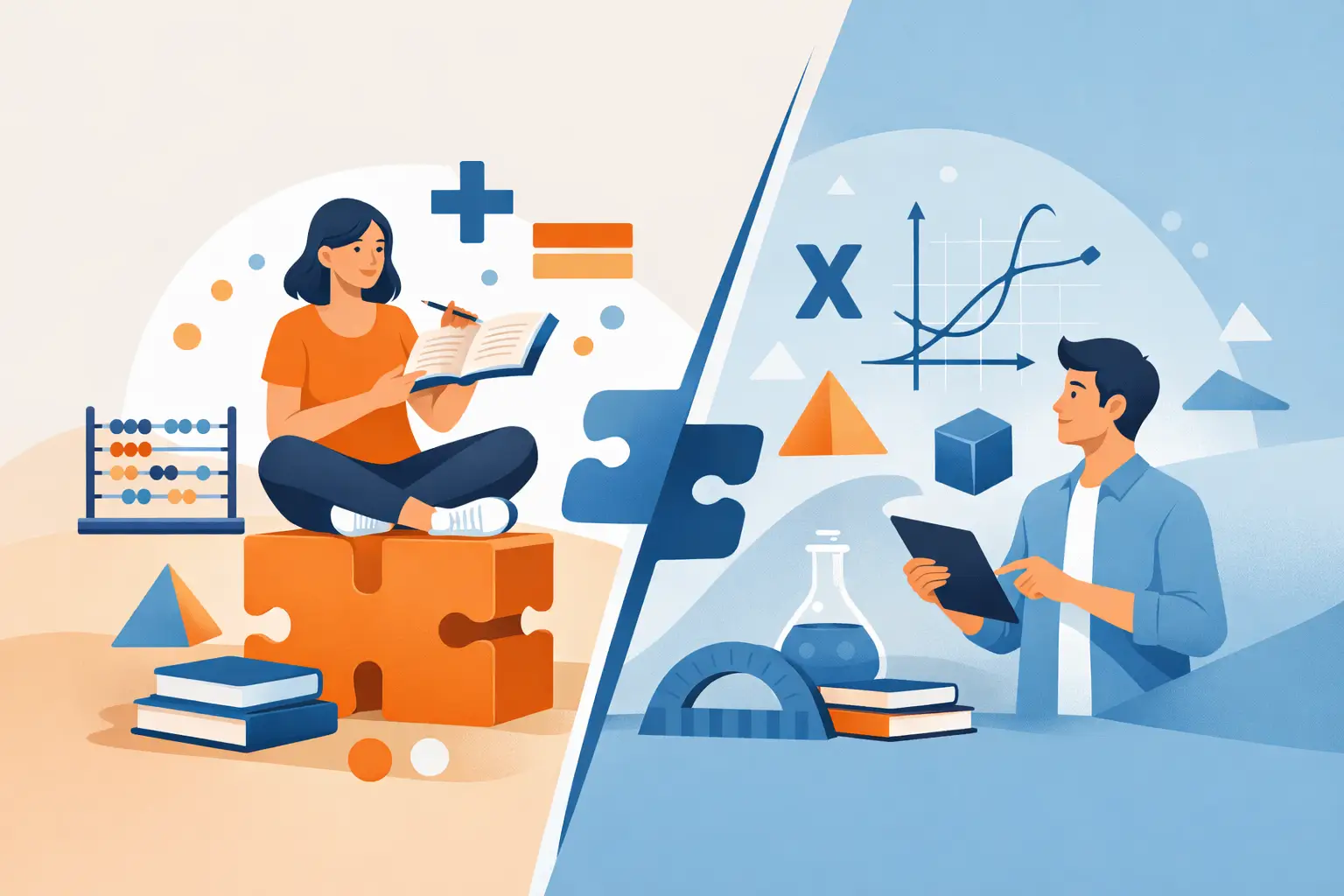 Aritmética ou álgebra primeiro?